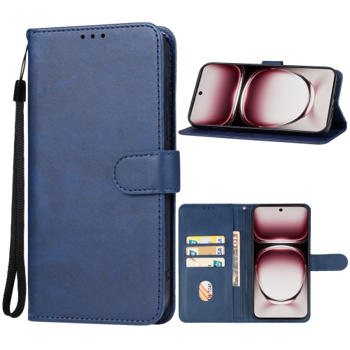 

For OPPO Reno12 Pro China Leather Phone Case(Blue)