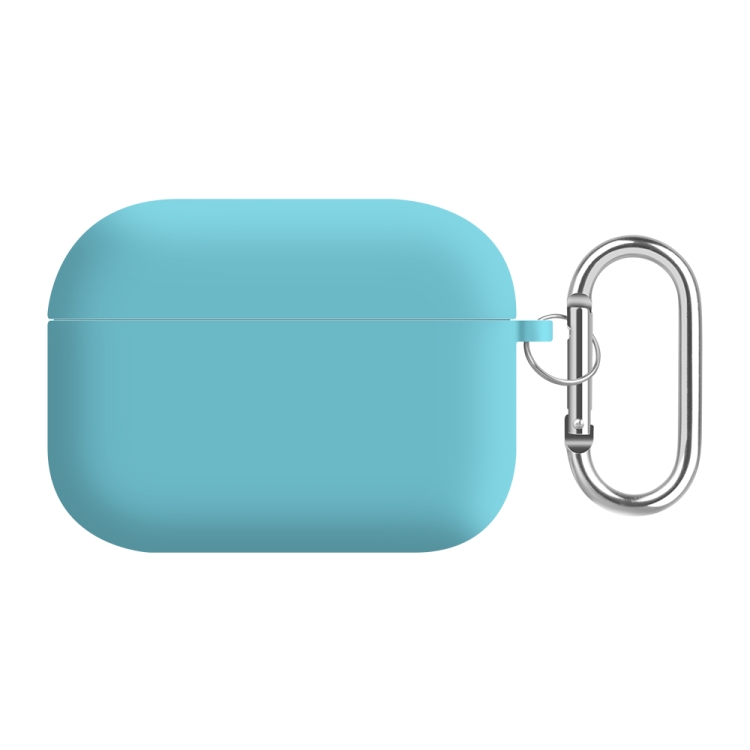 

For AirPods Pro 2 PC Lining Silicone Bluetooth Earphone Protective Case(Ice Blue)