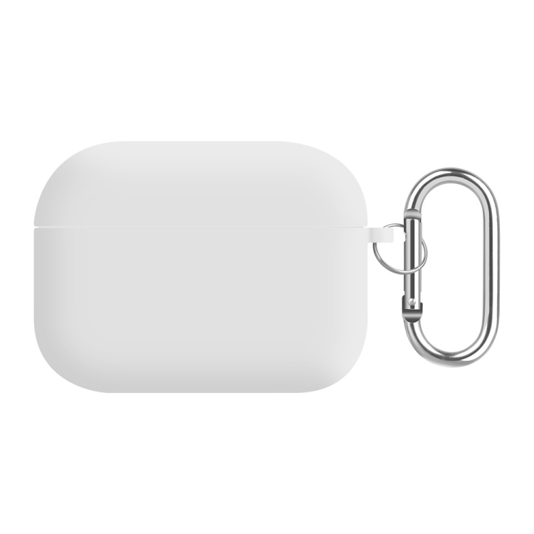 

For AirPods Pro PC Lining Silicone Bluetooth Earphone Protective Case(White)