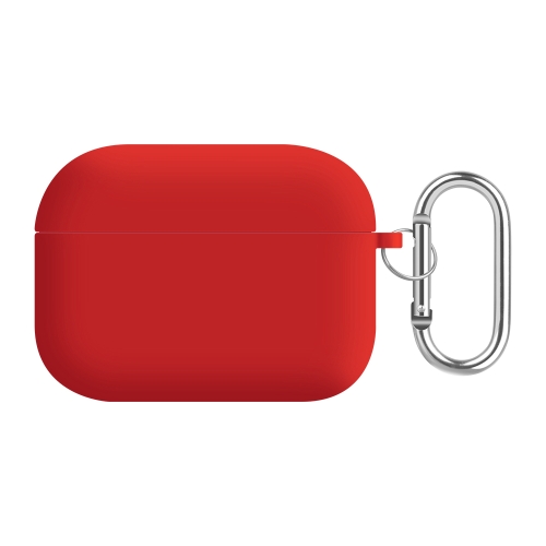 

For AirPods Pro PC Lining Silicone Bluetooth Earphone Protective Case(Red)