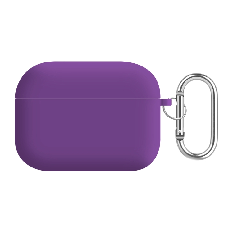 

For AirPods Pro PC Lining Silicone Bluetooth Earphone Protective Case(Purple)