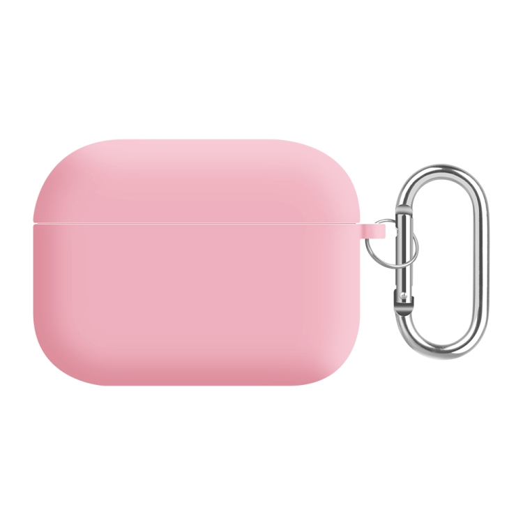 

For AirPods 3 PC Lining Silicone Bluetooth Earphone Protective Case(Pink)