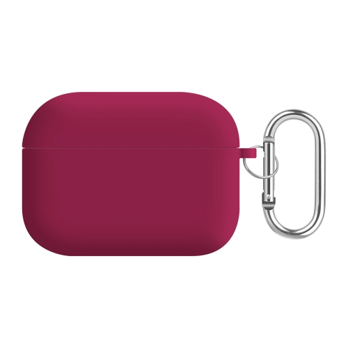 

For AirPods 3 PC Lining Silicone Bluetooth Earphone Protective Case(Rose Red)