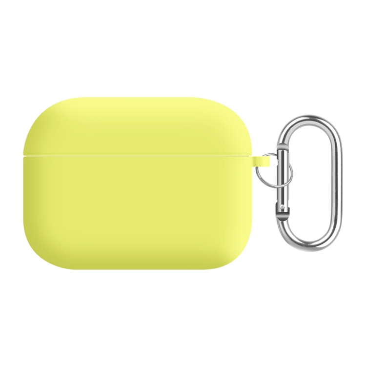 

For AirPods 3 PC Lining Silicone Bluetooth Earphone Protective Case(Shiny Yellow)
