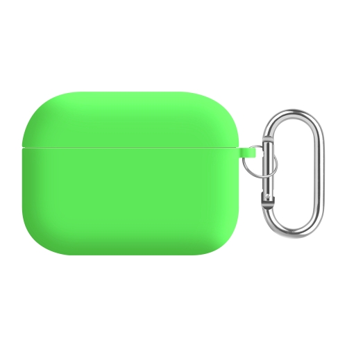 

For AirPods 3 PC Lining Silicone Bluetooth Earphone Protective Case(Fluorescent Green)