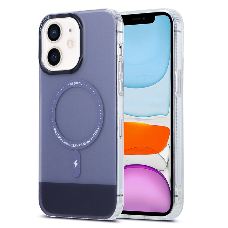 

For iPhone 11 PC + TPU IMD MagSafe Magnetic Phone Case(Black)