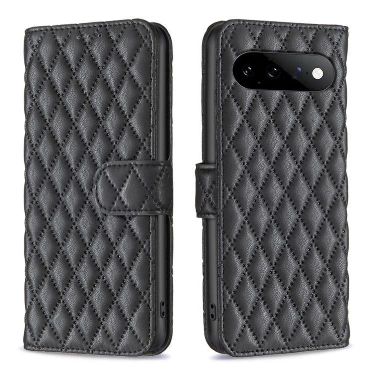 For Google Pixel 11 / 11 Pro Diamond Lattice Wallet Leather Flip Phone Case(Black)