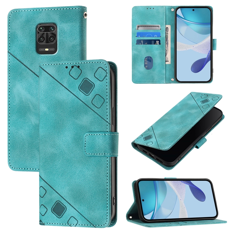 For Xiaomi Poco M2 Pro Redmi Note 10 Lite Skin Feel Embossed