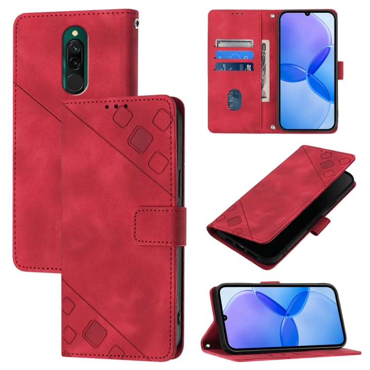Đối với Xiaomi Redmi Redmi 8A Skin Feel Bao da điện thoại nổi