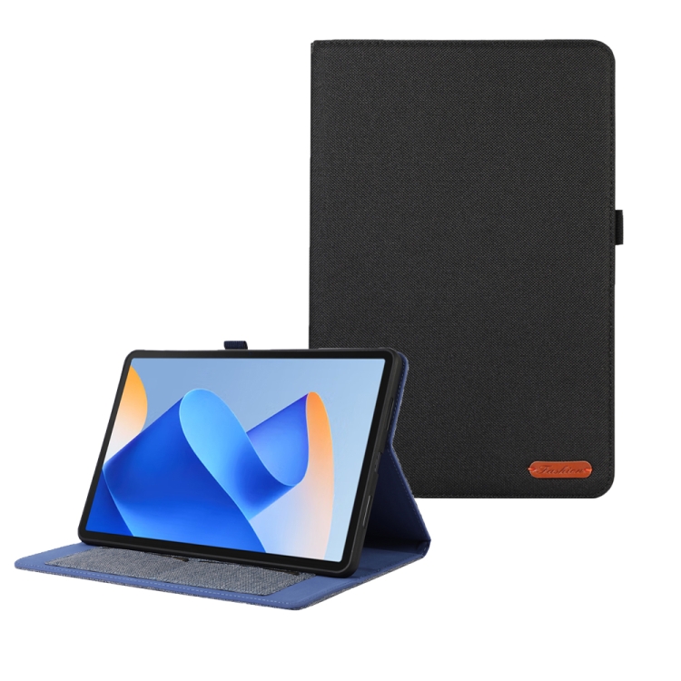 

For Huawei MatePad 11 2023 Fabric Leather Tablet Case(Black)