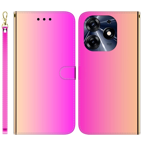 

For Tecno Spark 10 Pro Imitated Mirror Surface Leather Phone Case(Gradient Color)