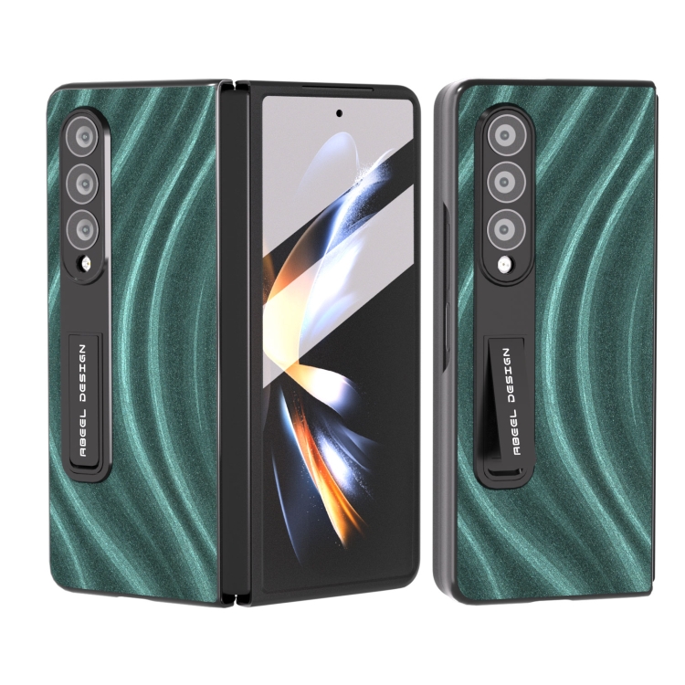 

For Samsung Galaxy Z Fold4 5G Galactic Pattern Integrated Protective Phone Case(Green)