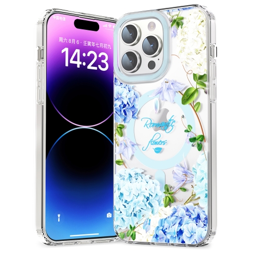 

For iPhone 12 / 12 Pro MagSafe Magnetic TPU Phone Case(Small Floral)