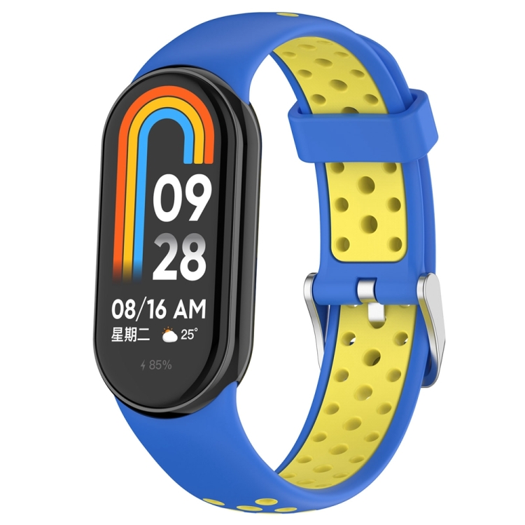 Bracelet Silicone Jaune Pour Xiaomi Mi Band 5 & 6 - Longueur 22 Cm, Sportif, Unisexe - Neuf Avec étiquettes