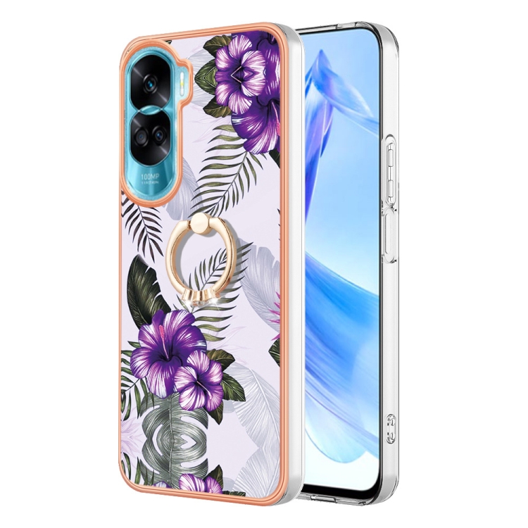 Coque Honor 90 LITE Transparente Bleue Avec Texte Personnalisable - Hydrogel, Clip, Neuve