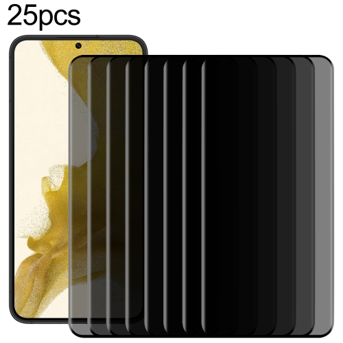 

For Samsung Galaxy S22+ 5G 25pcs 3D Curved Edge Privacy Tempered Glass Film