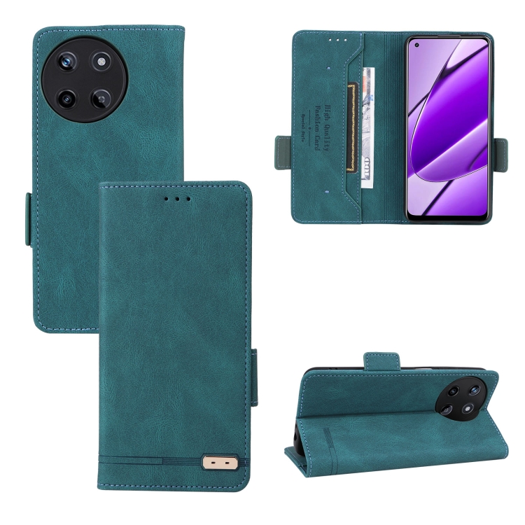 Generic Funda Compatible Con Realme 11 Pro 5G / 11 Pro Plus 5G (piel Sintética + Carcasa Suave De TPU) Tarjetero Con Función Atril Con Cierre Magnético, Funda Para Teléfono, Color