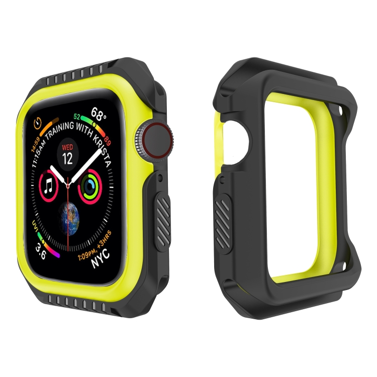 Para Apple Watch Series 5 y 4 44 mm Estuche protector de dos colores a  prueba