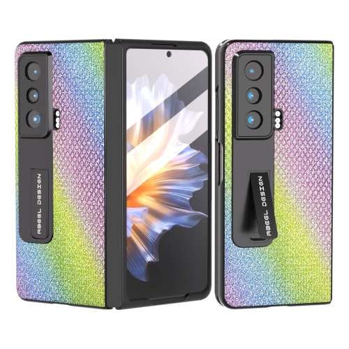 

For Honor Magic Vs ABEEL Integrated Diamond Series Phone Case with Holder(Rainbow)