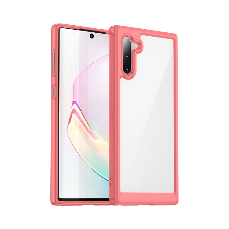 

For Samsung Galaxy Note10 Colorful Series Acrylic + TPU Phone Case(Red)