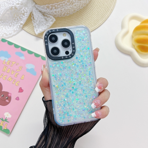 

For iPhone 14 Noctilucent Light Drip Glue Shockproof Phone Case(Green)