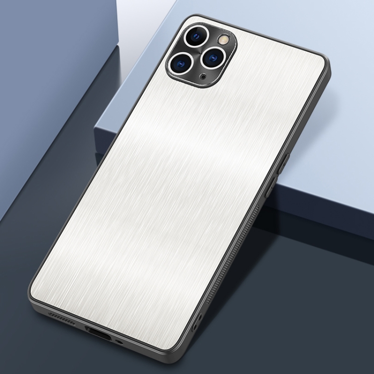 

For iPhone 11 Pro Rain Silk Texture Shockproof Phone Case(White)