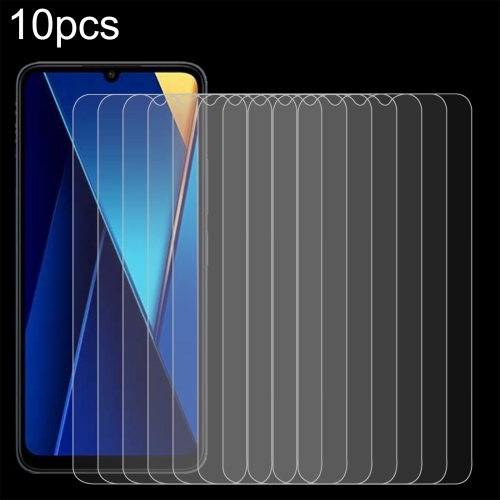 

For Xiaomi Poco C65 / Poco C75 10pcs 0.26mm 9H 2.5D Tempered Glass Film