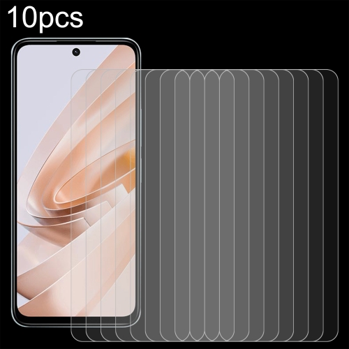 For Xiaomi Redmi 13 4G / Note 13R 10pcs 0.26mm 9H 2.5D Tempered Glass Film