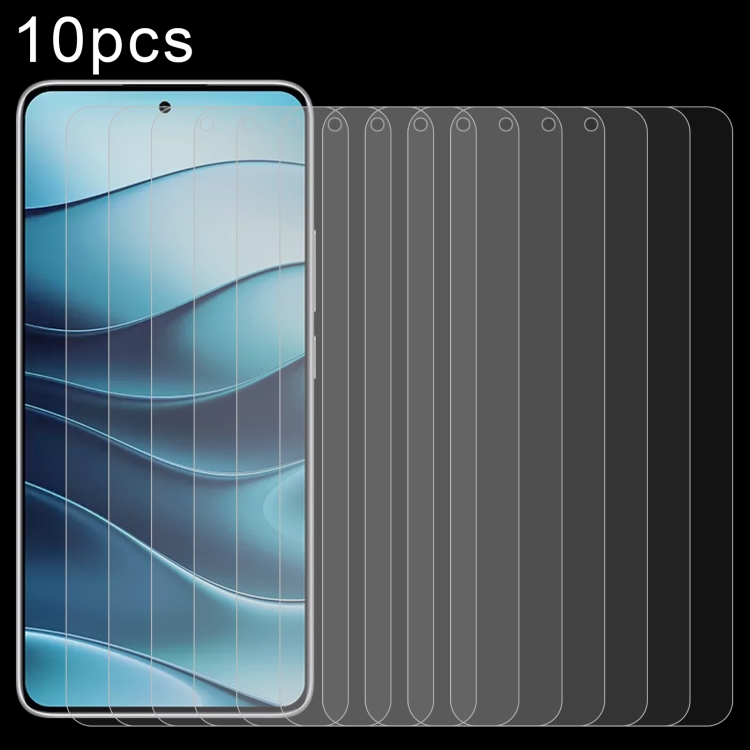

For Xiaomi Redmi Note 14 4G 10pcs 0.26mm 9H 2.5D Tempered Glass Film