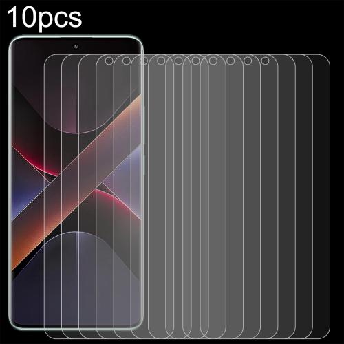 

For Xiaomi Poco X7 10pcs 0.26mm 9H 2.5D Tempered Glass Film