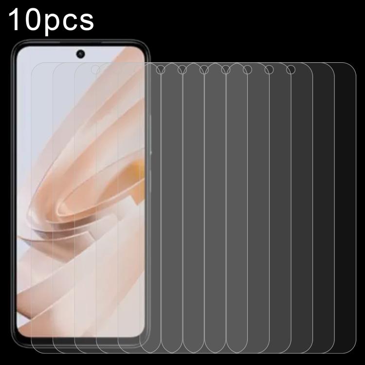 

For Xiaomi Poco M7 Plus 5G 10pcs 0.26mm 9H 2.5D Tempered Glass Film