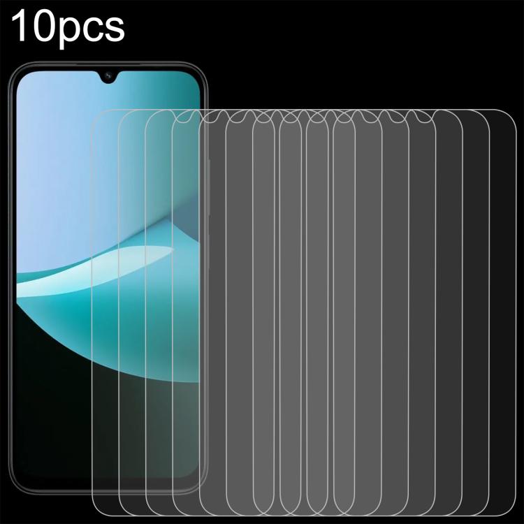 

For Redmi 15C 5G Global 171mm 10pcs 0.26mm 9H 2.5D Tempered Glass Film