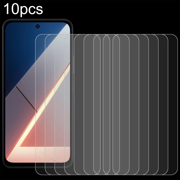 

For Xiaomi Poco M8s 5G 10pcs 0.26mm 9H 2.5D Tempered Glass Film