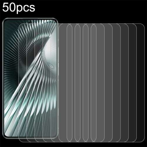 For Xiaomi Redmi Turbo 3 50pcs 0.26mm 9H 2.5D Tempered Glass Film for iphone 15 plus 15 pro max 50pcs 0 26mm 9h 2 5d tempered glass film