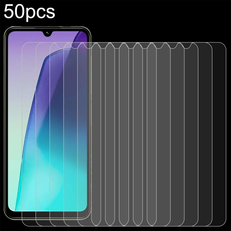 

For Redmi 15C 4G 171.5mm 50pcs 0.26mm 9H 2.5D Tempered Glass Film
