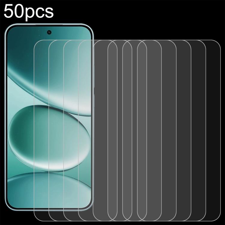 

For Redmi Note 15 Pro 4G Global 165.8mm 50pcs 0.26mm 9H 2.5D Tempered Glass Film