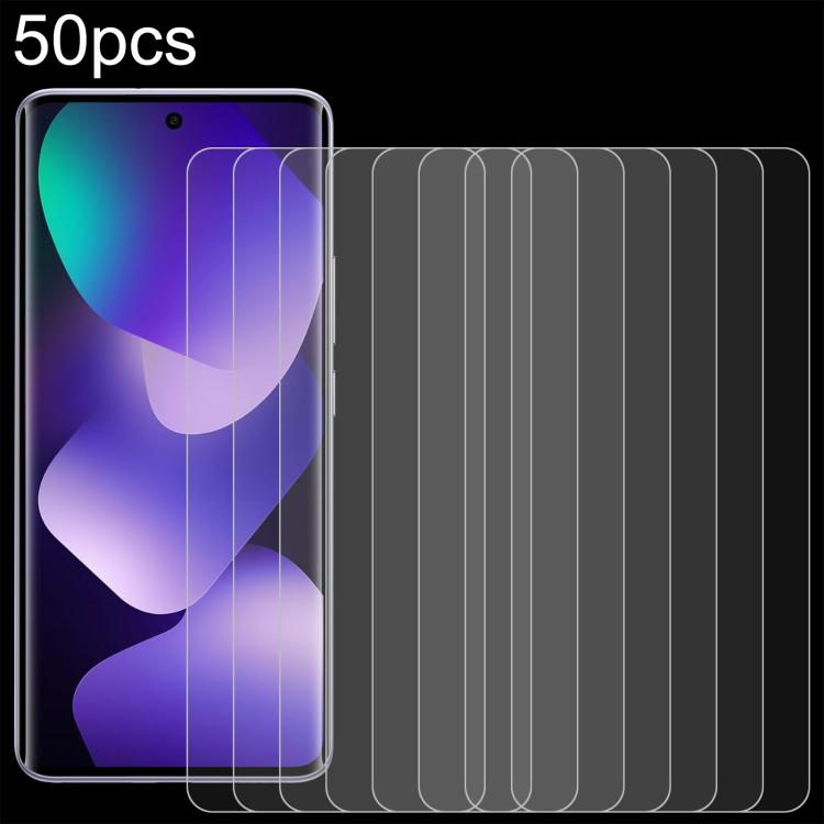 

For Redmi Note 15 Special 5G 50pcs 0.26mm 9H 2.5D Tempered Glass Film