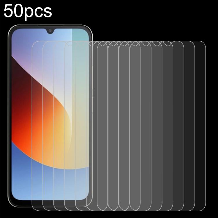 

For Xiaomi C81 Pro 4G 50pcs 0.26mm 9H 2.5D Tempered Glass Film