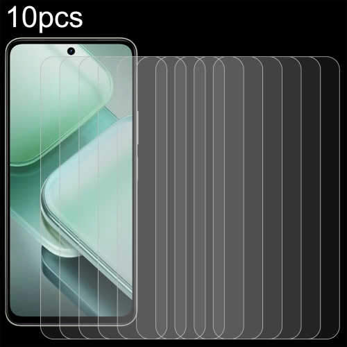 

For vivo iQOO Z9x 10pcs 0.26mm 9H 2.5D Tempered Glass Film