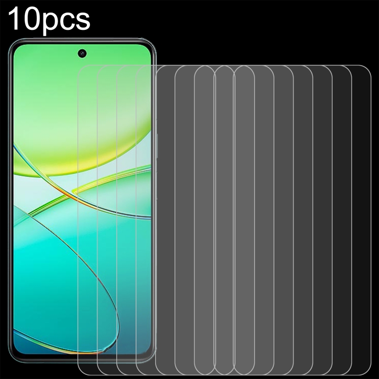 

For vivo Y38 10pcs 0.26mm 9H 2.5D Tempered Glass Film
