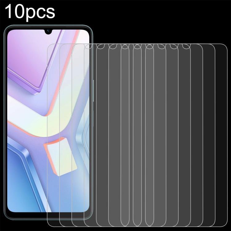 

For vivo Y19s GT 5G 10pcs 0.26mm 9H 2.5D Tempered Glass Film