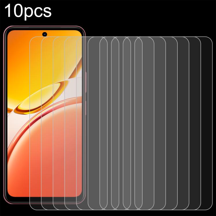 

For vivo Y31 Pro 5G 10pcs 0.26mm 9H 2.5D Tempered Glass Film