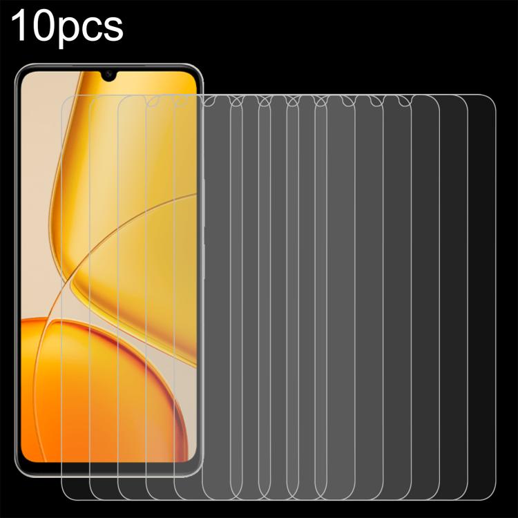

For vivo Y50e 5G 10pcs 0.26mm 9H 2.5D Tempered Glass Film