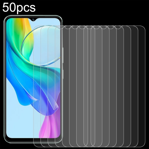 

For vivo Y18e / Y18 50pcs 0.26mm 9H 2.5D Tempered Glass Film