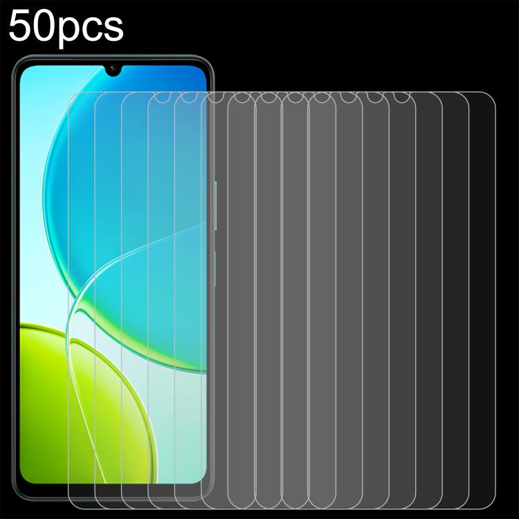 

For vivo Y29t 5G 50pcs 0.26mm 9H 2.5D Tempered Glass Film