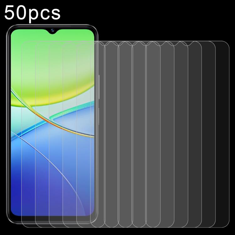 

For vivo Y37t 5G 50pcs 0.26mm 9H 2.5D Tempered Glass Film