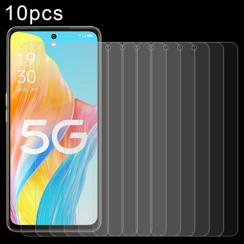 

For OPPO A1 5G / 4G 10pcs 0.26mm 9H 2.5D Tempered Glass Film
