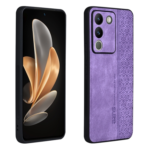 

For vivo V29e 5G / Y200 5G AZNS 3D Embossed Skin Feel Phone Case(Purple)