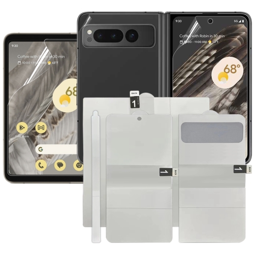 

For Google Pixel Fold Full Screen Protector Explosion-proof Big + Front + Back Screen Hydrogel Film