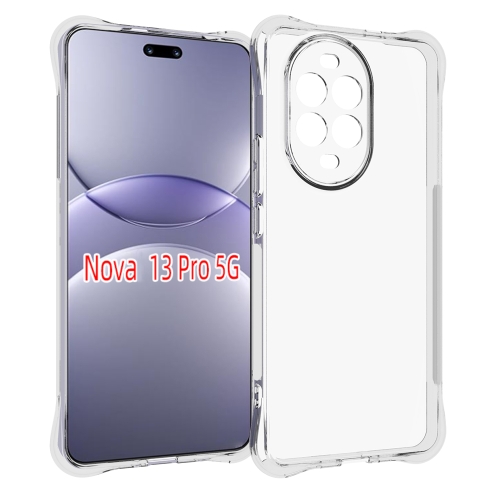 

For Huawei nova 13 Pro Shockproof Non-slip Thickening TPU Phone Case(Transparent)